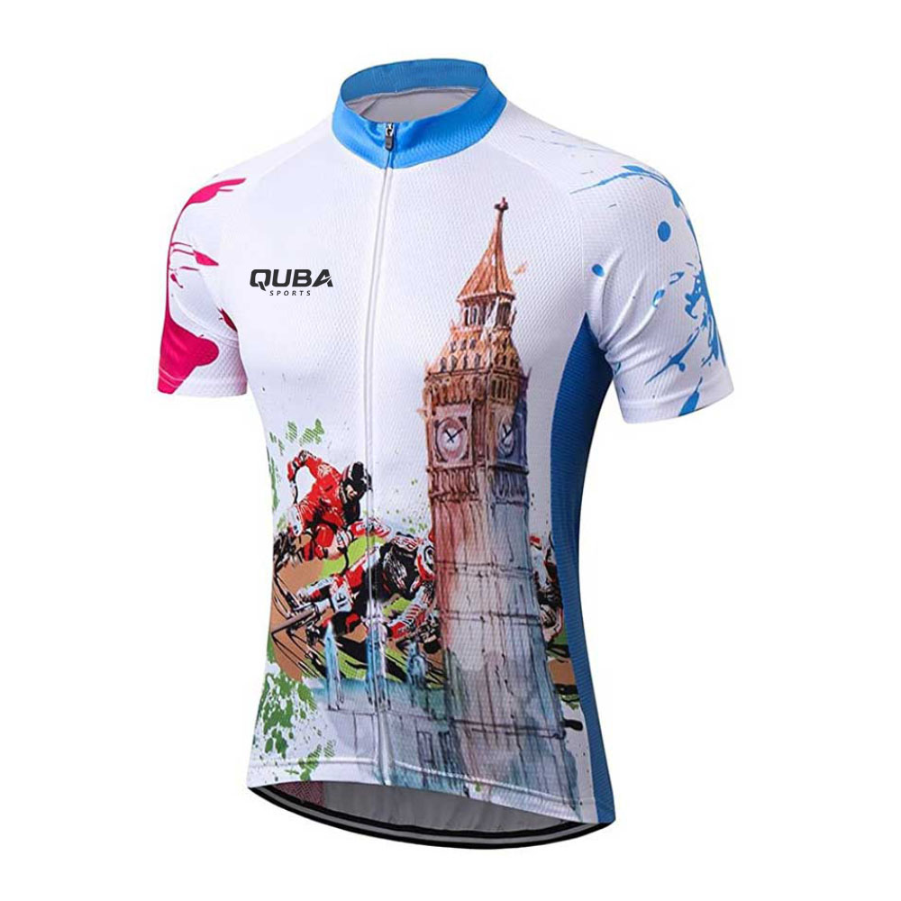 12 Custom Cycling Sublimation Shirt - Image 1
